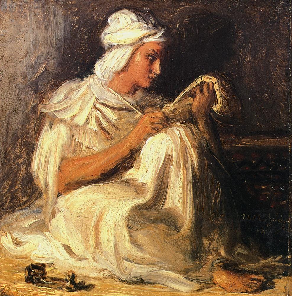Theodore Chasseriau Young Teleb Seated